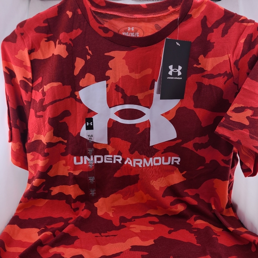 Boys' UA Sportstyle Logo Printed Short Sleeve